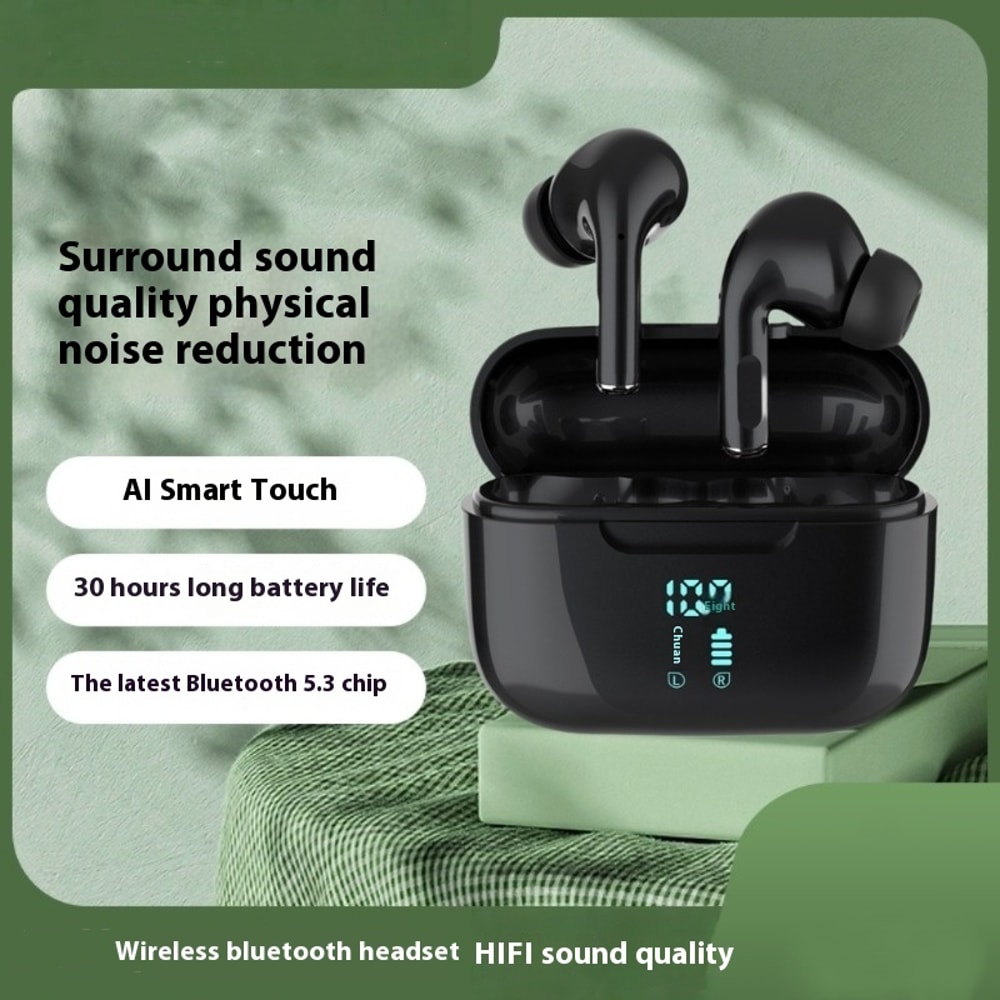 Premium True Wireless Earbuds With Power Display Hi Fi Bluetooth ENC Earphones 0