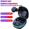 Wireless Earbuds with Mic LED Display Sport Bluetooth Earphones