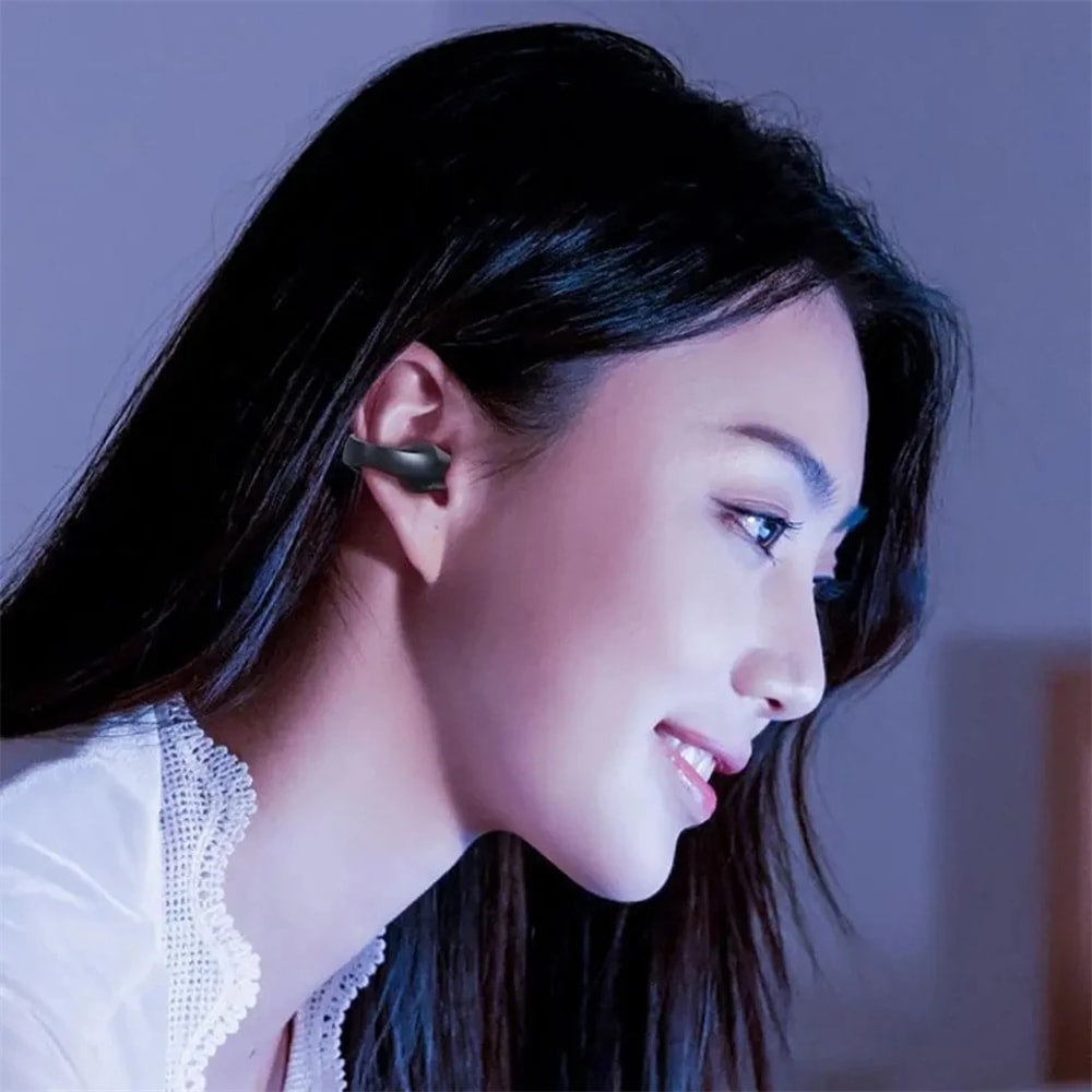 Clip On Wireless Bluetooth Earbuds With Power Display And Mic 3