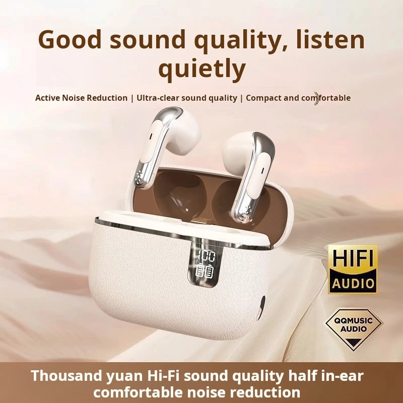 Bluetooth Earphones TWS HIFI Mic Headset Wireless Earbuds For IPhone Xiaomi Sports Headphones LED D 0