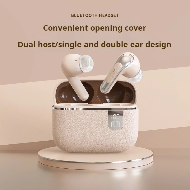 Bluetooth Earphones TWS HIFI Mic Headset Wireless Earbuds For IPhone Xiaomi Sports Headphones LED D 1