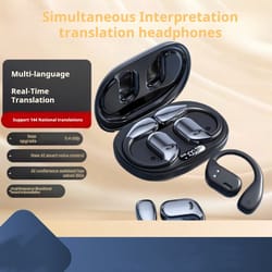 wireless earclip bluetooth earbuds with noise reduction & hd voice call