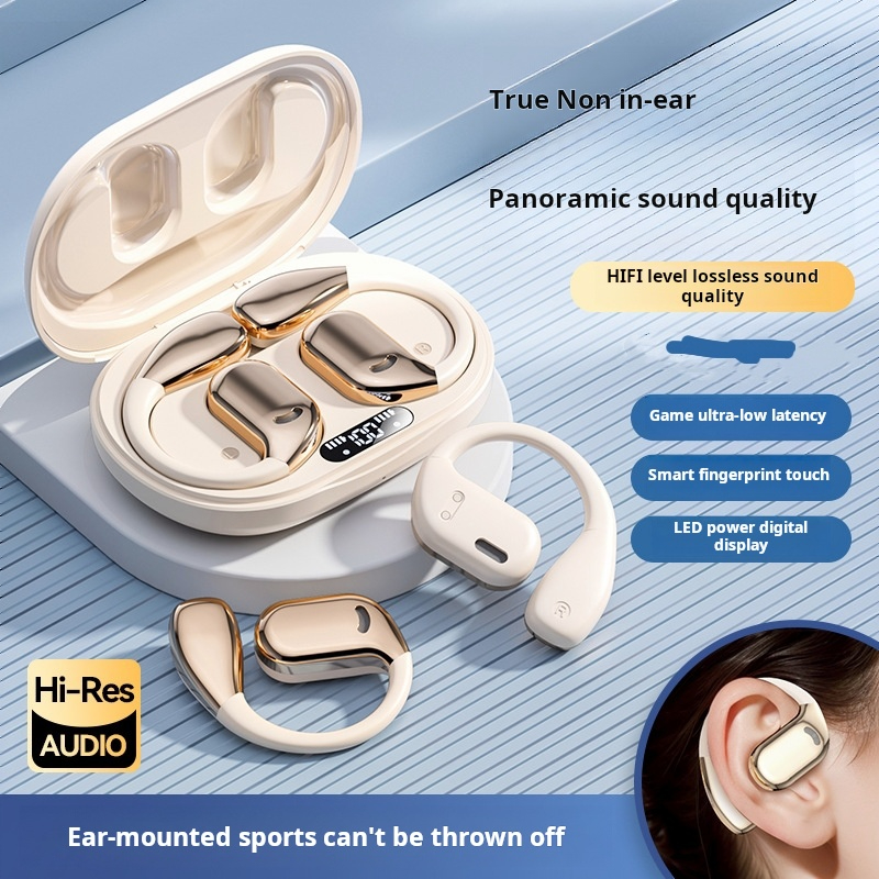 Wireless Earclip Bluetooth Earbuds with Noise Reduction & HD Voice Call