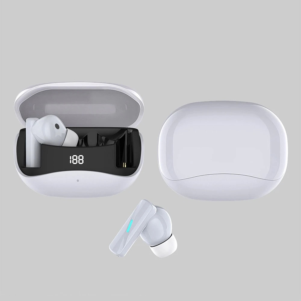 Hi Fi Stereo Bluetooth Earbuds True Wireless Earphones With HD Mic 5
