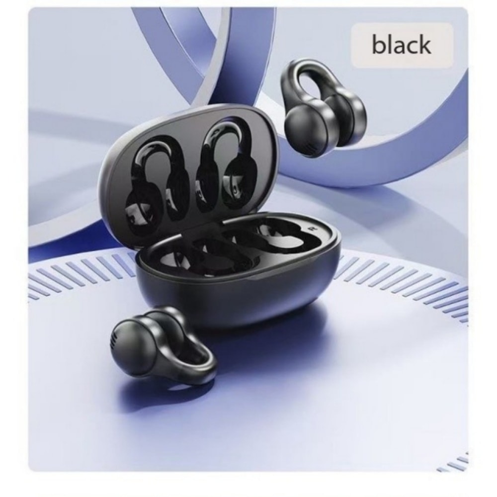 Wireless Bluetooth Sport Ear Clip Earbuds With LED Power Display Long Lasting Battery Secure Fit 4