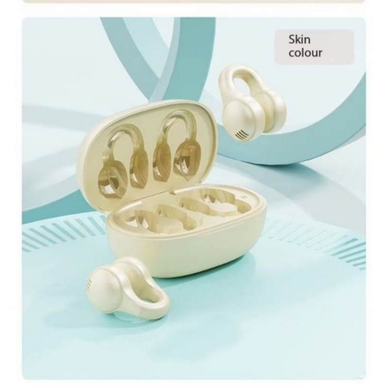 Wireless Bluetooth Sport Ear Clip Earbuds With LED Power Display Long Lasting Battery Secure Fit 6