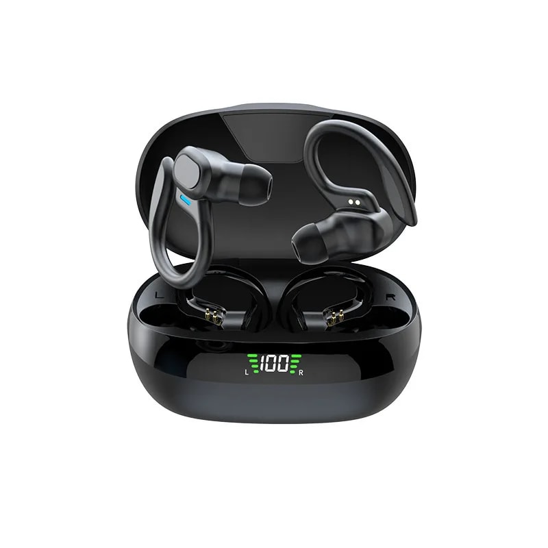 Wireless Bluetooth Earphones With ANC Noise Cancellation Ear Hook Comfort 5