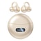 ComfortFit Clip On Bluetooth Earbuds with LED Display & Secure Outdoor Fit