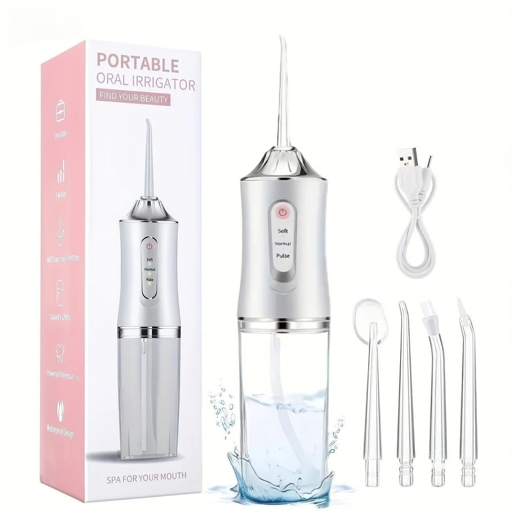 Professional Portable Water Flosser Oral Irrigator Deep Clean Dental Water Jet