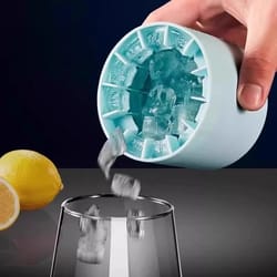 premium silicone cylinder ice tube tray easy release leak proof ice maker mold