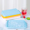 Premium Silicone Ice Cube Tray Cube Stackable Ice Molds With Lid 0