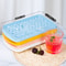 Premium Silicone Ice Cube Tray Cube Stackable Ice Molds With Lid 1