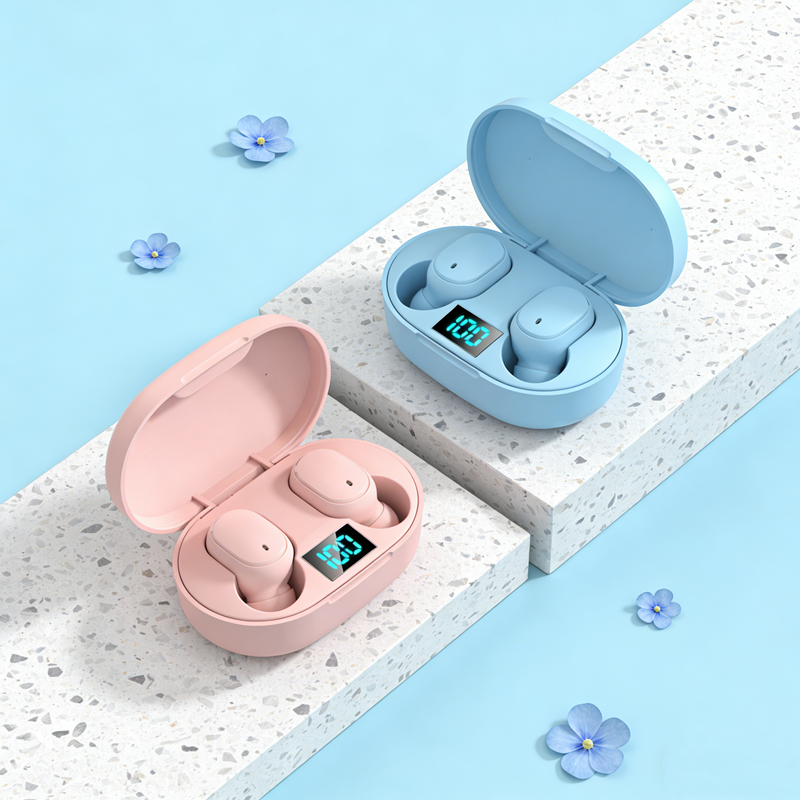 Premium Bluetooth Wireless Earphones with Noise Cancelling Mic Clear Call & Long Playtime