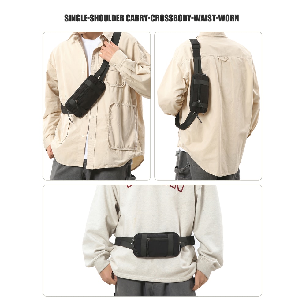 The All Day Outdoor Diagonal Sports Waist Bag Compact Running & Cycling Pack