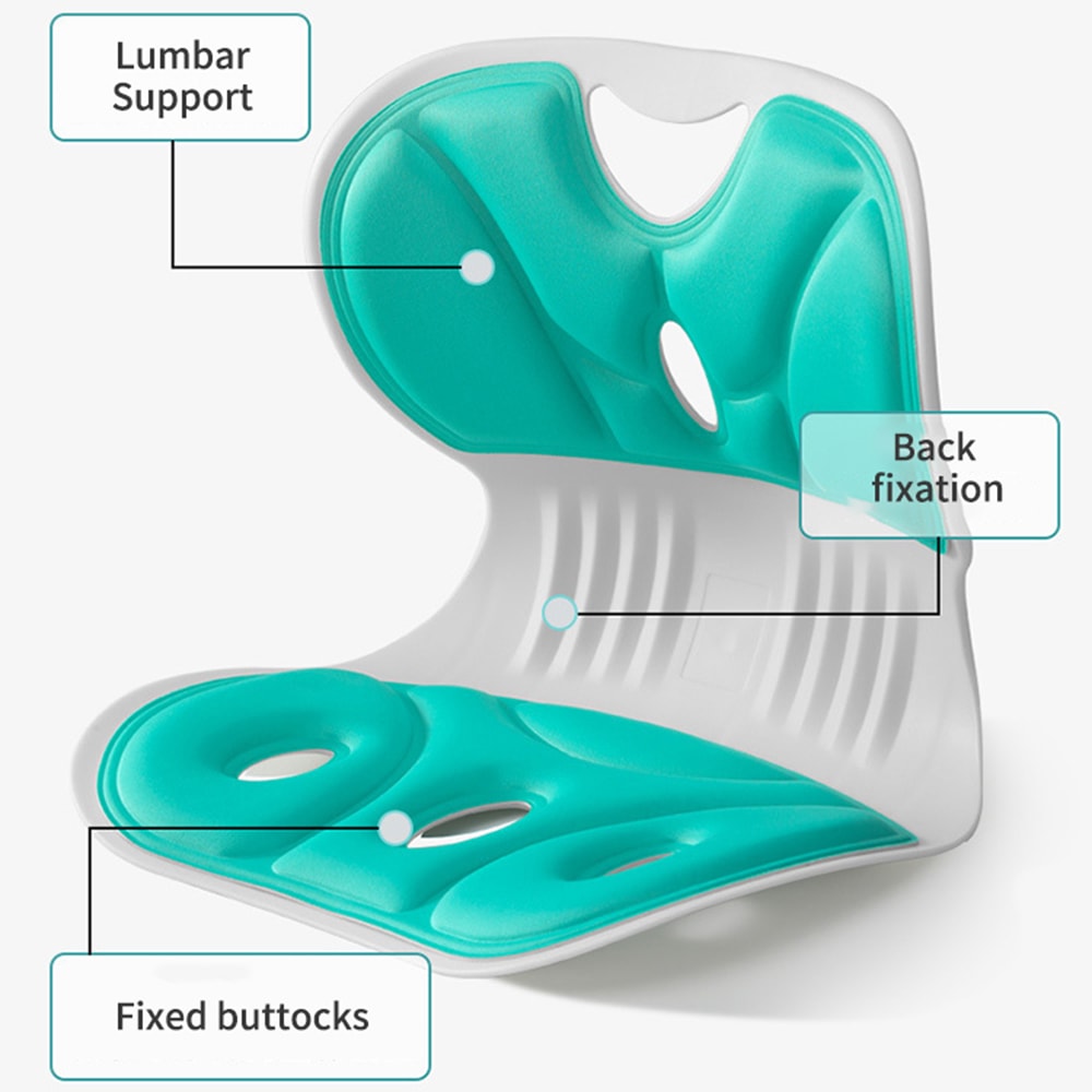Premium Lumbar Support Cushion for Posture Correction Ergonomic Back Support for Office & Student Chairs