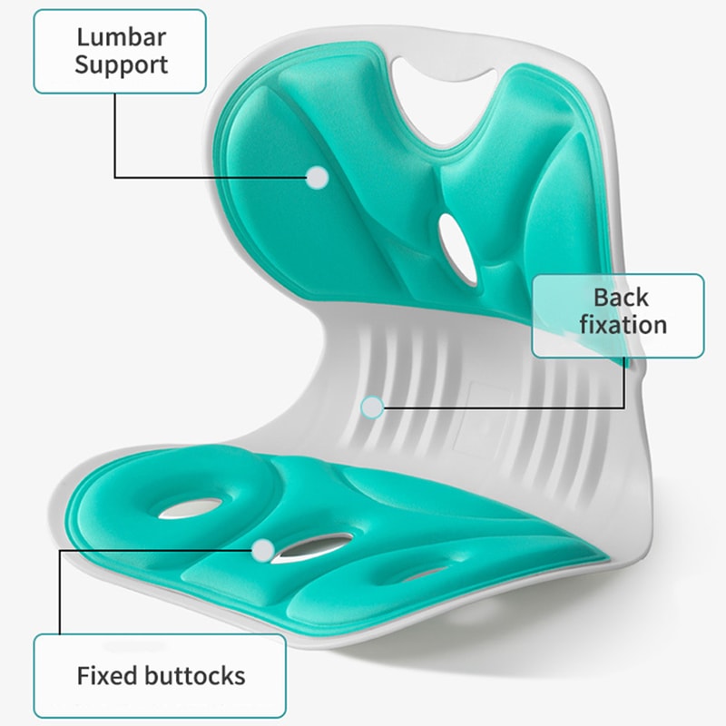 Premium Lumbar Support Cushion for Posture Correction Ergonomic Back Support for Office & Student Chairs