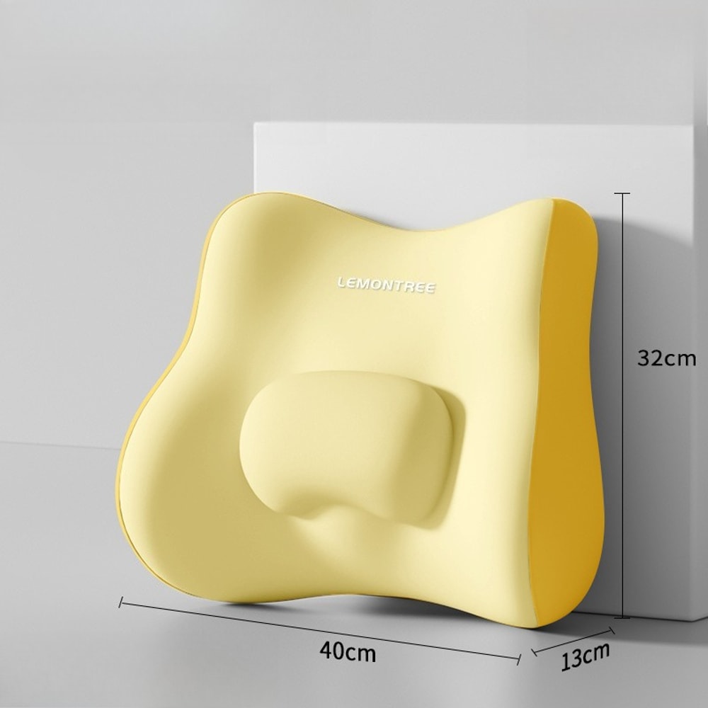 Ergonomic Lumbar Support Pillow Memory Foam Back Cushion For Office Chair Posture Support 6
