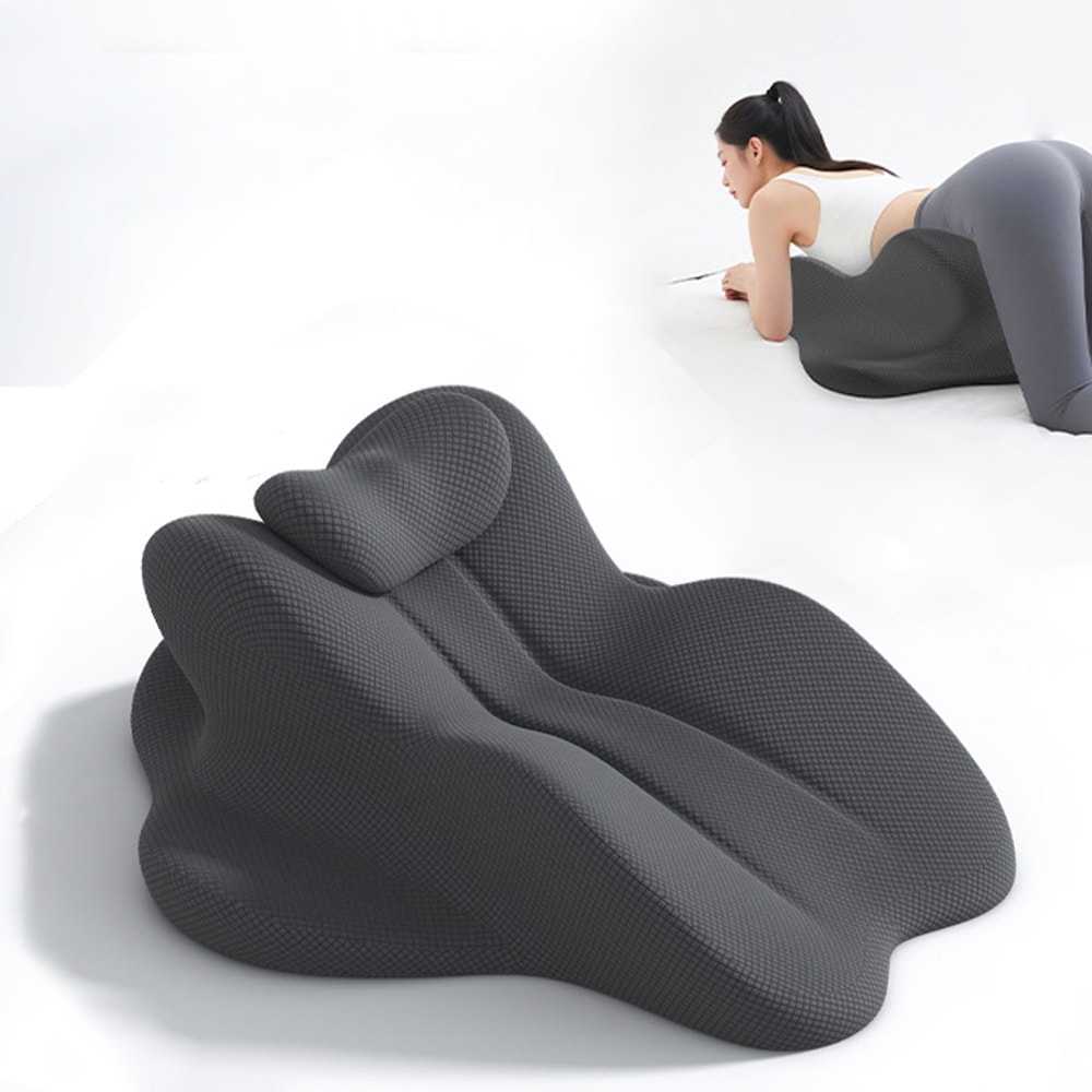 Ergonomic Memory Foam Wedge Pillow for Bed Back & Neck Support Bed Wedge Reading Pillow