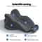 Ergonomic Memory Foam Wedge Pillow for Bed Back & Neck Support Bed Wedge Reading Pillow