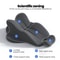 Ergonomic Memory Foam Wedge Pillow for Bed Back & Neck Support Bed Wedge Reading Pillow