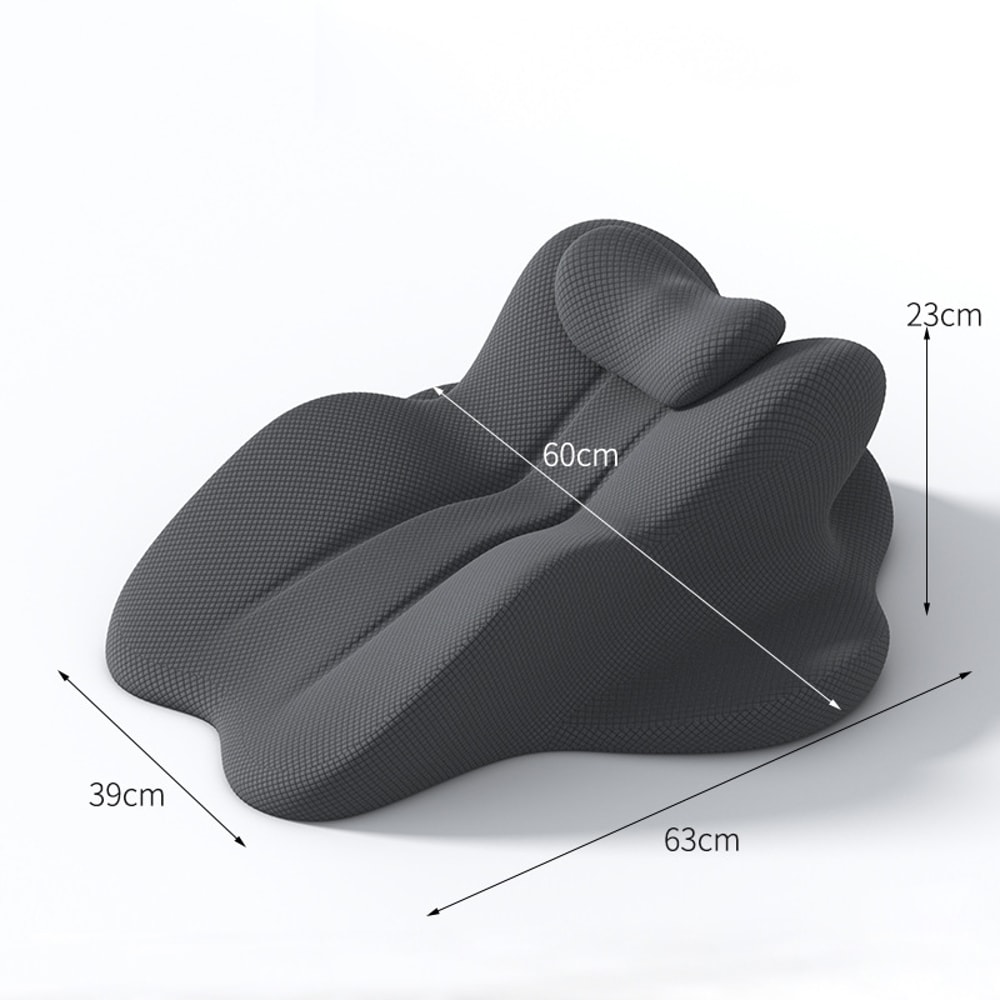 Ergonomic Memory Foam Wedge Pillow for Bed Back & Neck Support Bed Wedge Reading Pillow
