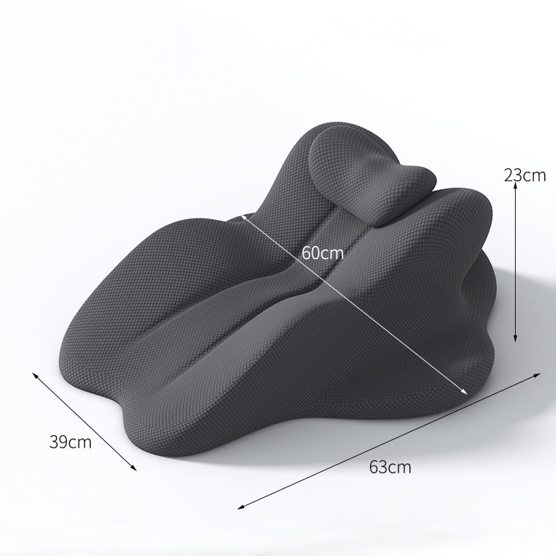 Ergonomic Memory Foam Wedge Pillow for Bed Back & Neck Support Bed Wedge Reading Pillow