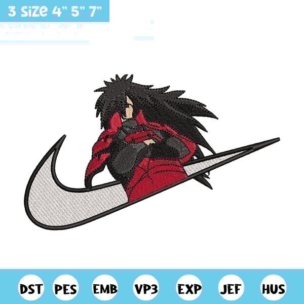 Madara Uchiha Nike embroidery design, Naruto embroidery, nike design, anime design, anime shirt, Digital download.jpg