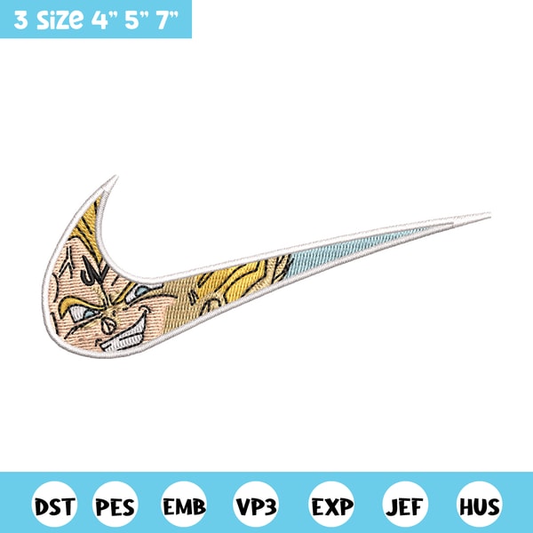 Nike vegeta embroidery design, Dragonball embroidery, Nike design, Embroidery shirt, Embroidery file, Digital download.jpg