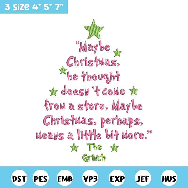 The Grinch embroidery design, Grinch embroidery, Chrismas design, Embroidery shirt,Embroidery file,Digital download.jpg