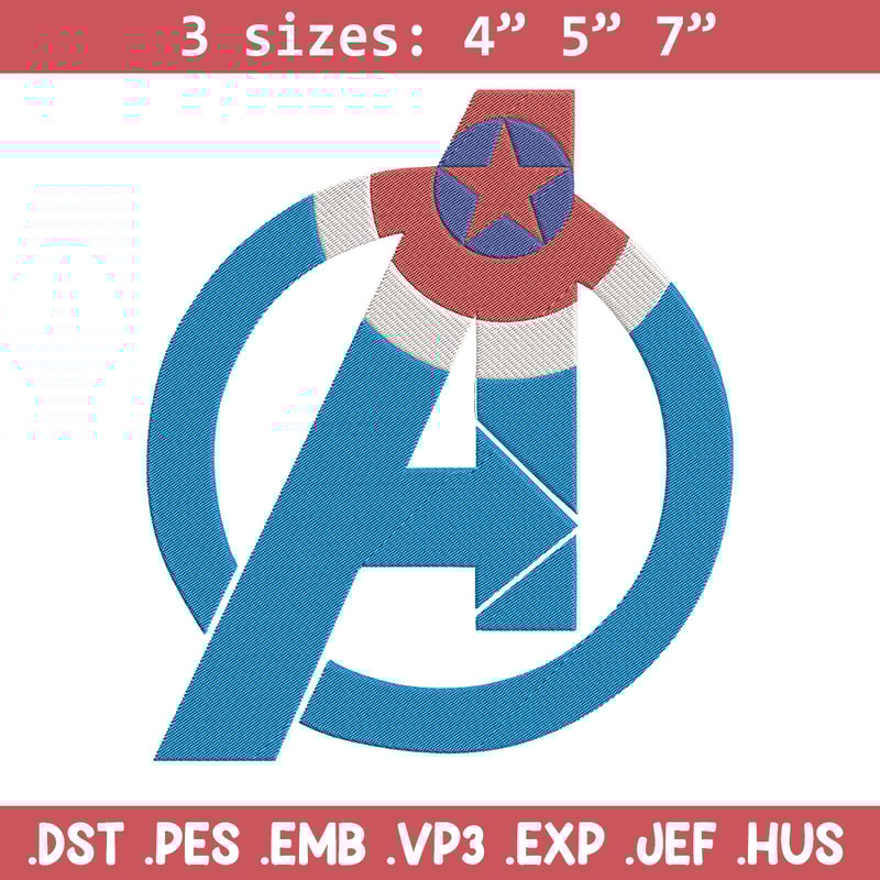 Captain america Embroidery Design, Marvel Embroidery, Embroidery File, Anime Embroidery, Anime shirt, Digital download.jpg