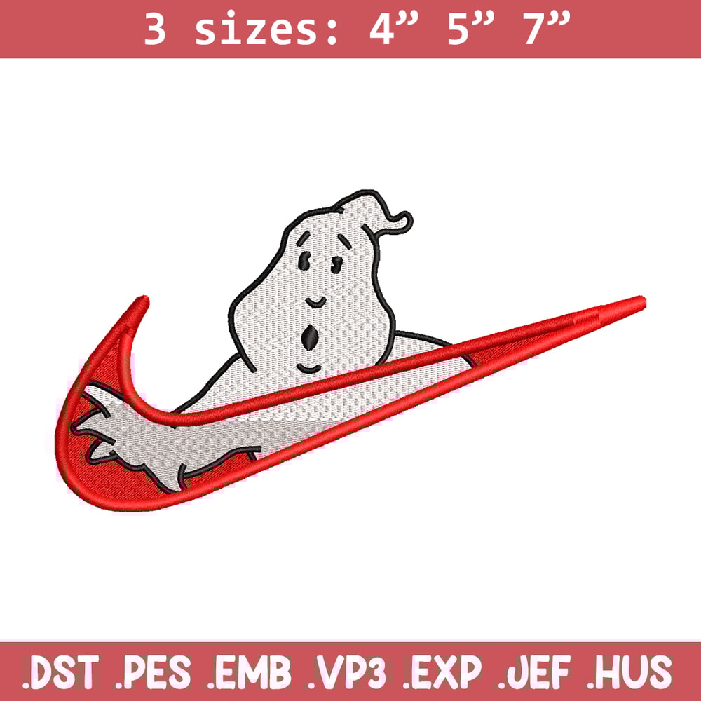 Casafantasmas nike embroidery design, Ghostbusters embroidery, nike design, movie design, movie shirt, Digital download.jpg