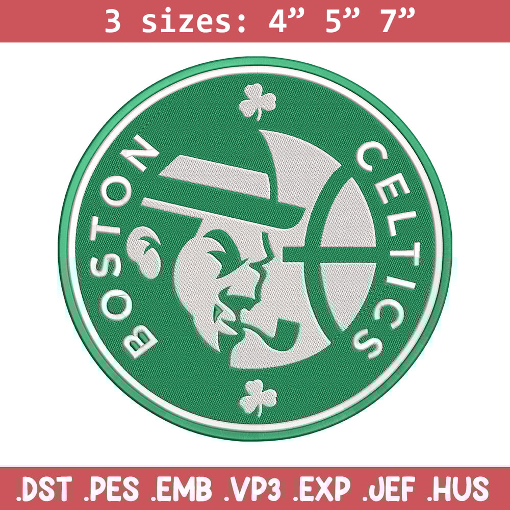 Boston Celtics logo embroidery design, NBA embroidery, Sport embroidery,Logo sport embroidery, Embroidery design.jpg