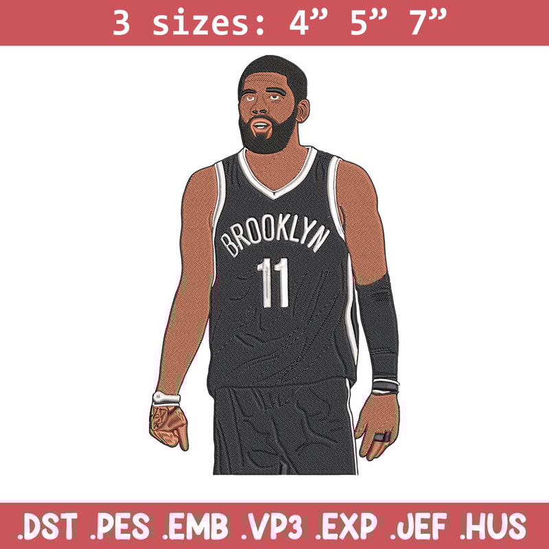 Brooklyn Nets player embroidery design, NBA embroidery,Sport embroidery, Logo sport embroidery, Embroidery design.jpg
