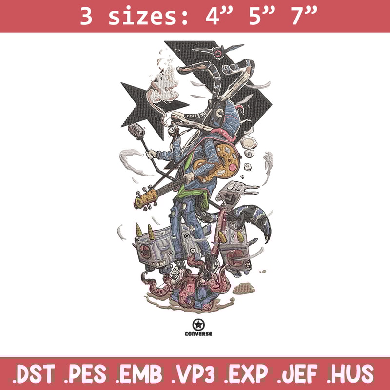 Converse logo Embroidery Design, Converse Embroidery, Embroidery File, Anime Embroidery, Anime shirt, Digital download.jpg
