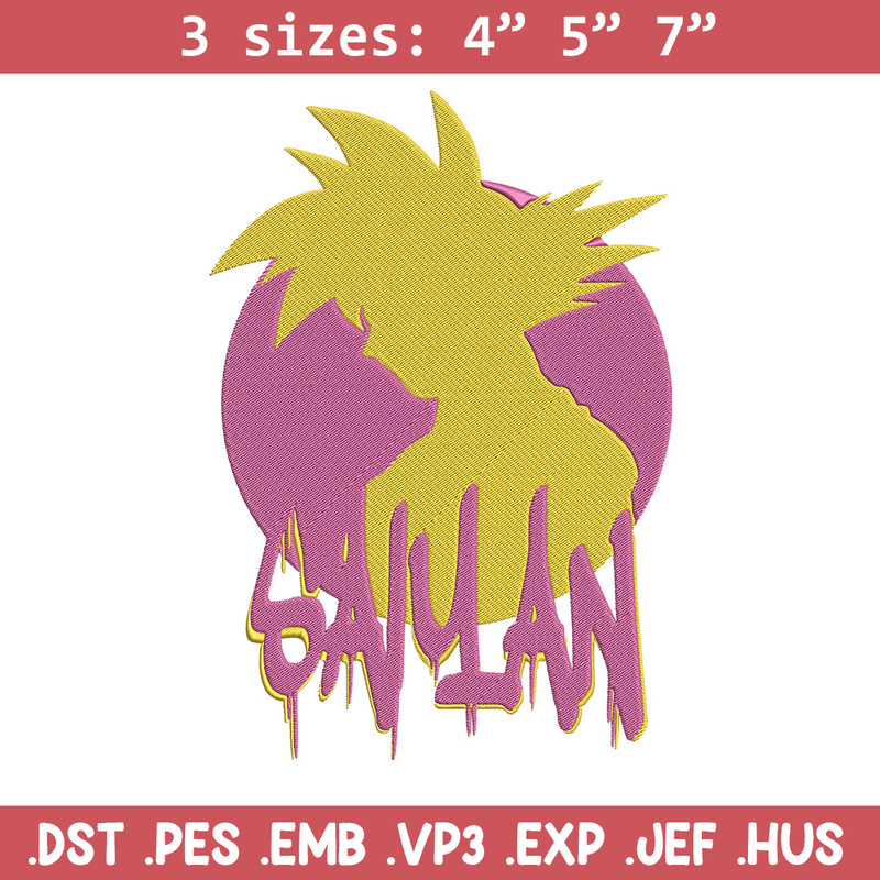 Goku circle Embroidery Design, Dragonball Embroidery, Embroidery File, Anime Embroidery, Anime shirt, Digital download..jpg