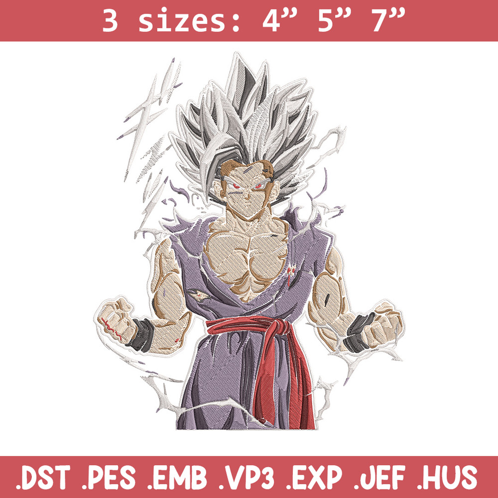 Goku Ultra form Embroidery Design, Dragonball Embroidery, Embroidery File, Anime Embroidery,Anime shirt,Digital download.jpg