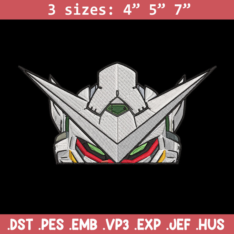 Gundam Peeker Embroidery Design, Gundam Embroidery, Embroidery File, Anime Embroidery, Anime shirt, Digital download.jpg