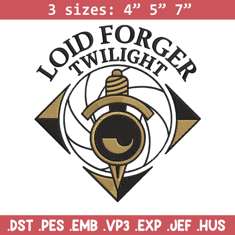 Loid forger Embroidery Design, Spy x family Embroidery, Embroidery File,Anime Embroidery, Anime shirt, Digital download.jpg