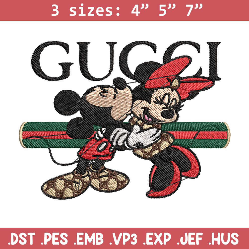 Mickey minnie Embroidery Design, Gucci Embroidery, Embroidery File, Logo shirt, Sport Embroidery, Digital download..jpg