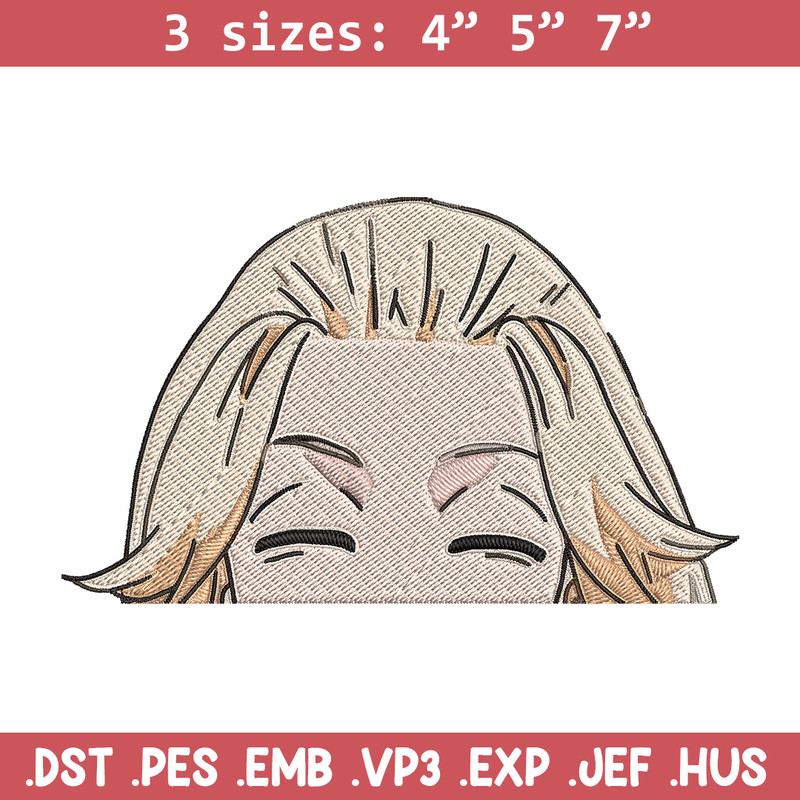 Mikey Peeker Embroidery Design, Tokyo Revengers Embroidery, Embroidery File, Anime Embroidery, Digital download..jpg