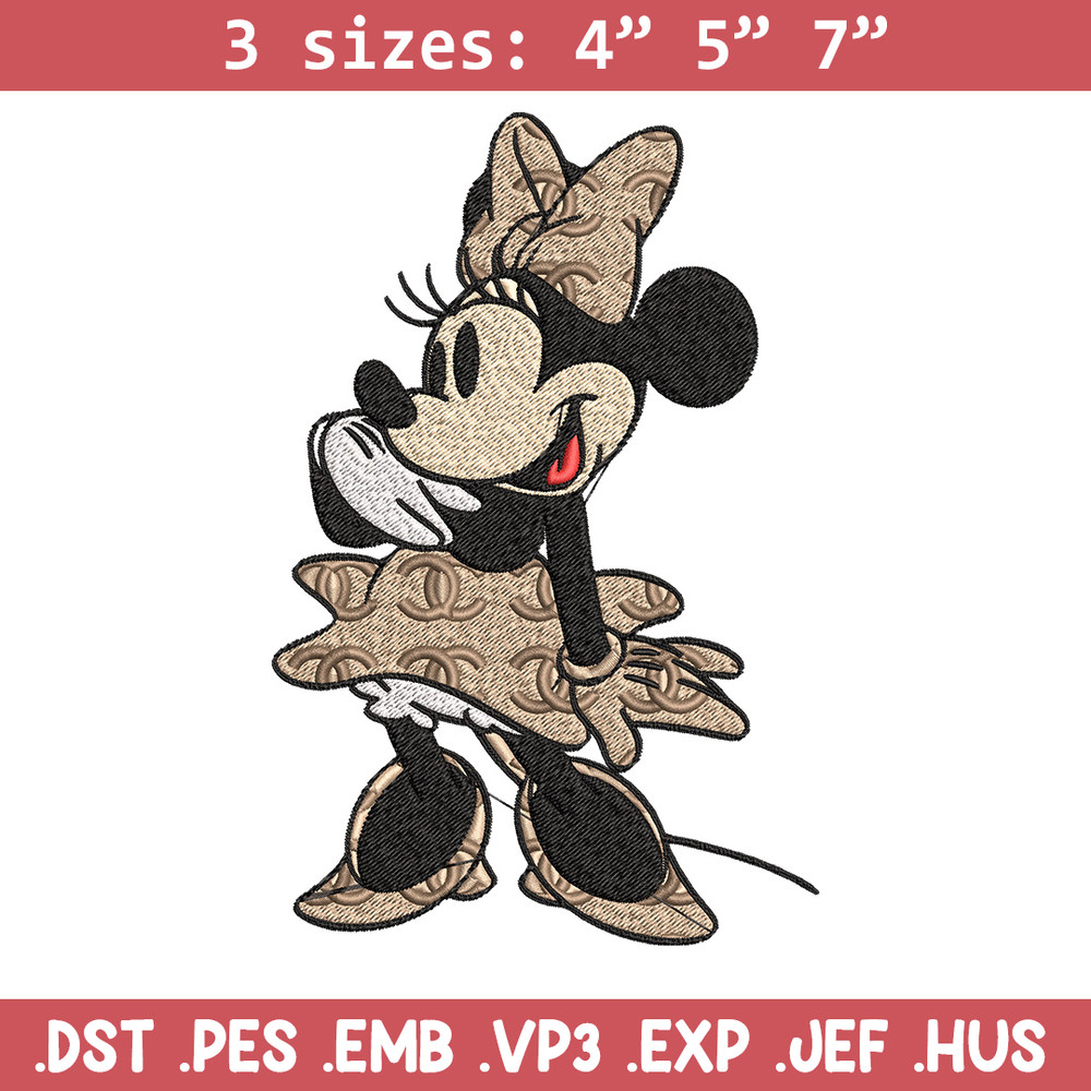 Minnie fun gucci Embroidery Design, Gucci Embroidery, Brand Embroidery, Logo shirt, Embroidery File, Digital download.jpg