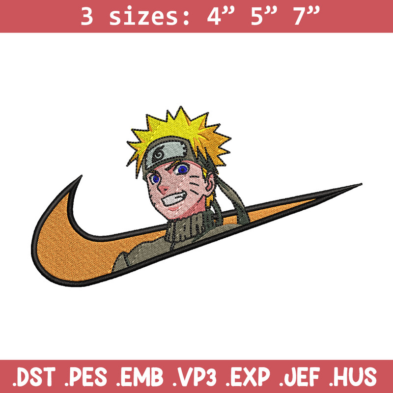 Naruto smile Nike Nike embroidery design, Naruto embroidery, Nike design, anime design, anime shirt, Digital download.jpg