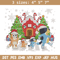 Bluey family Embroidery Design,Bluey Embroidery, Embroidery File, Chrismas Embroidery, Anime shirt, Digital download.jpg