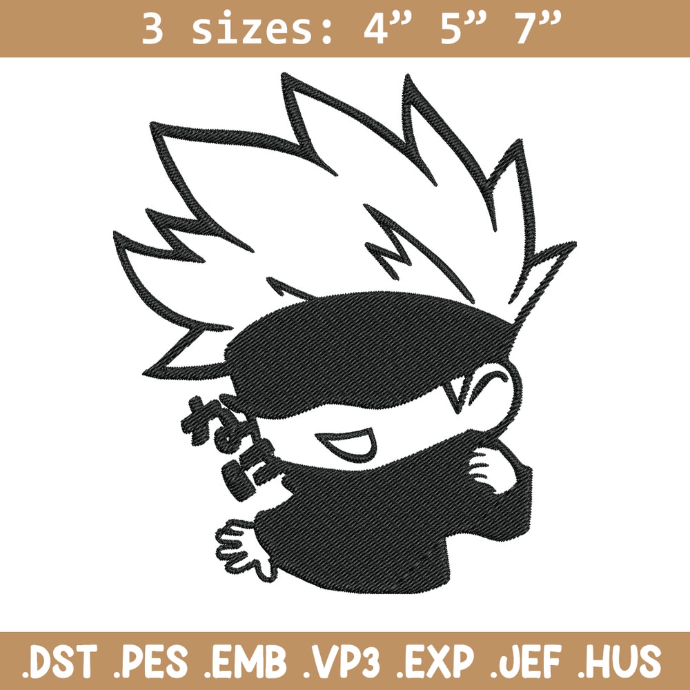 Gojo cute Embroidery Design,Jujutsu Embroidery, Embroidery File, Anime Embroidery, Anime shirt, Digital download.jpg