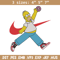 Homer Simpson Embroidery Design, Simpson Embroidery, Embroidery File, Anime Embroidery, Nike shirt, Digital download.jpg