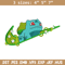 Bubasaur nike embroidery design, Pokemon embroidery, nike design, anime design, anime shirt, Digital download.jpg