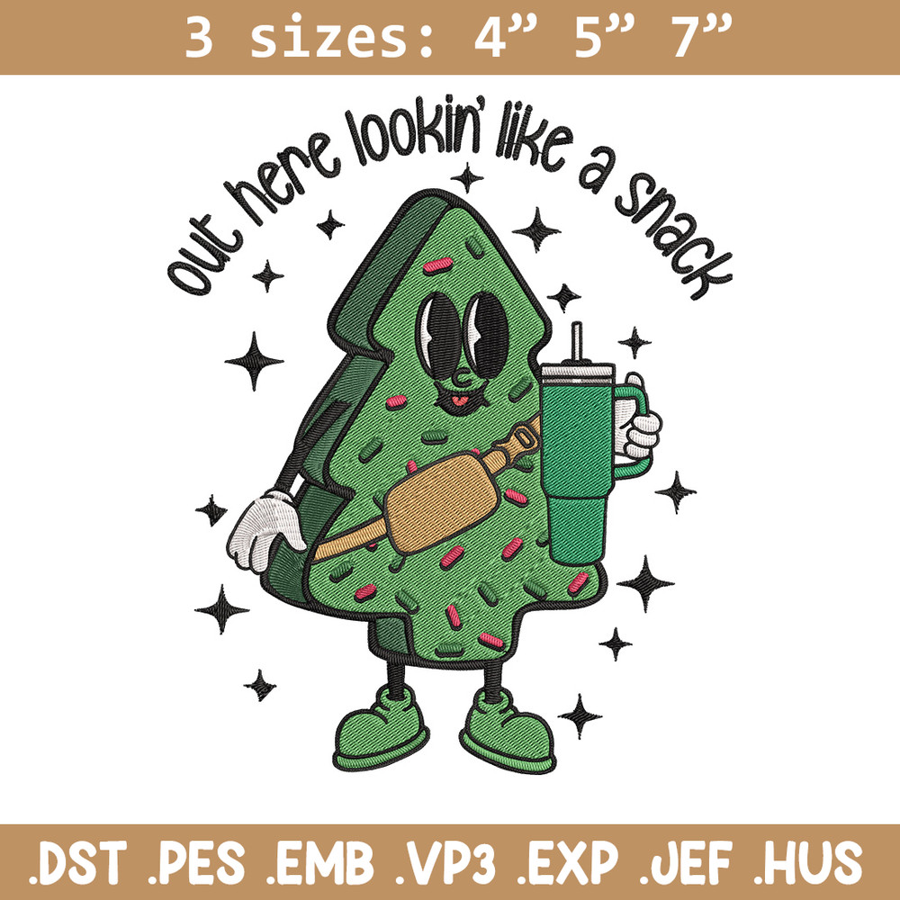 Chrismas trees Embroidery Design, Tree Embroidery, Embroidery File, Chrismas Embroidery, Anime shirt, Digital download..jpg