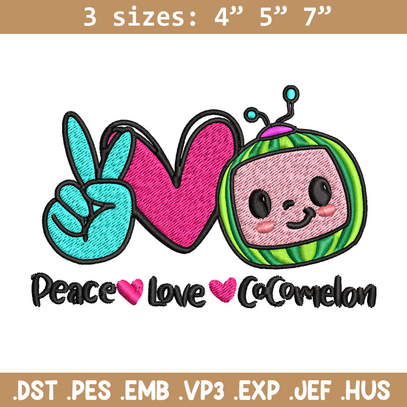 Cocomelon Logo Embroidery design, Cocomelon Embroidery, logo design, Embroidery File, logo shirt, Instant download..jpg