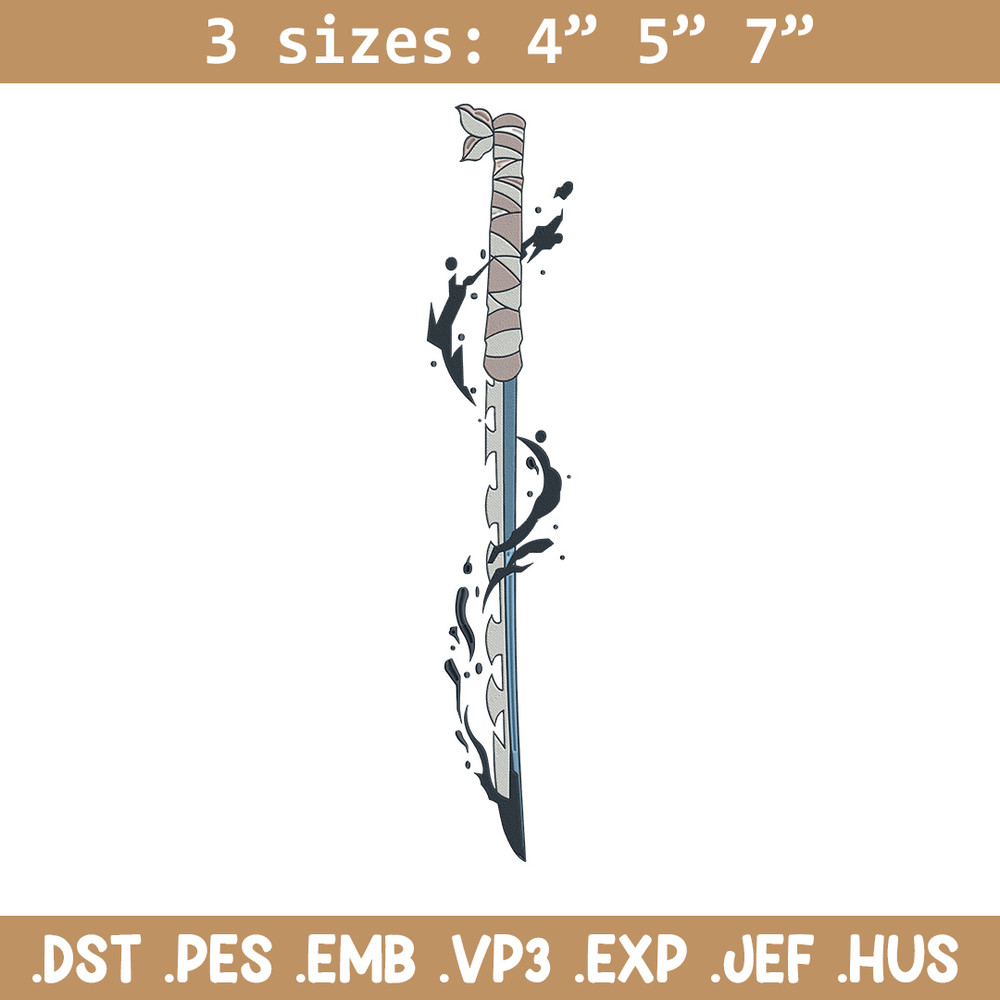 Inosuke sword Embroidery Design, Demon slayer Embroidery, Embroidery File, Anime Embroidery,Anime shirt,Digital download.jpg