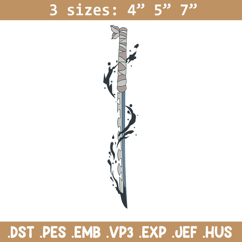 Inosuke sword Embroidery Design, Demon slayer Embroidery, Embroidery File, Anime Embroidery,Anime shirt,Digital download.jpg